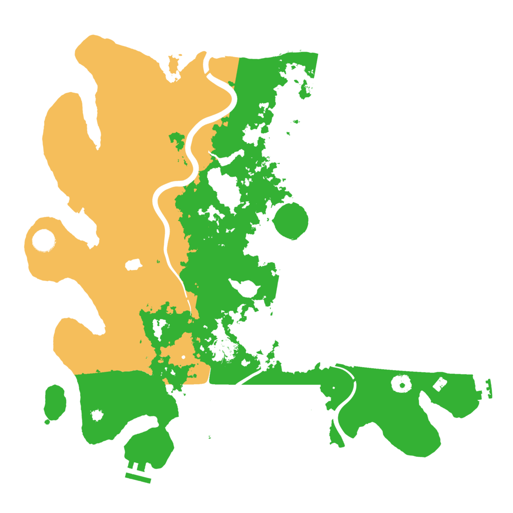 Biome Rust Map: Procedural Map, Size: 4000, Seed: 635542596