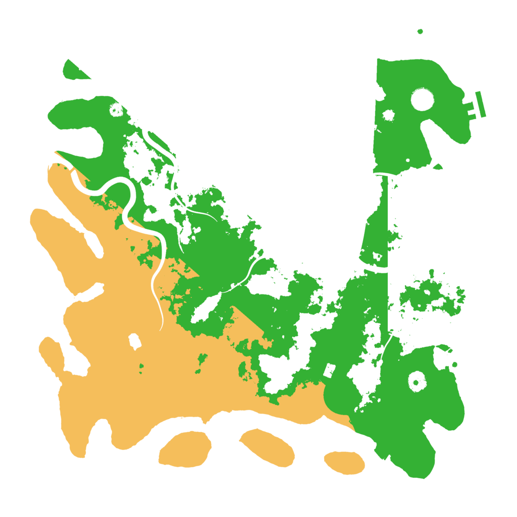 Biome Rust Map: Procedural Map, Size: 4000, Seed: 9435345
