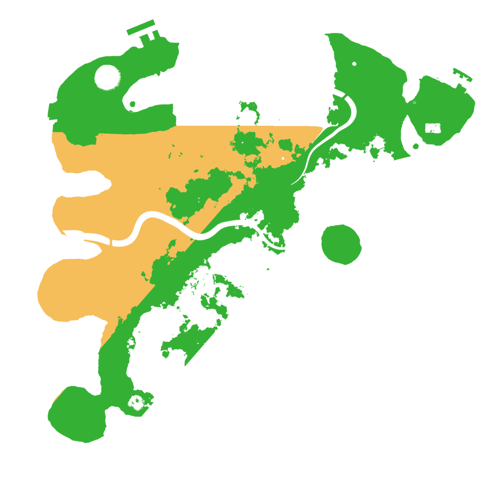 Biome Rust Map: Procedural Map, Size: 3500, Seed: 32468602