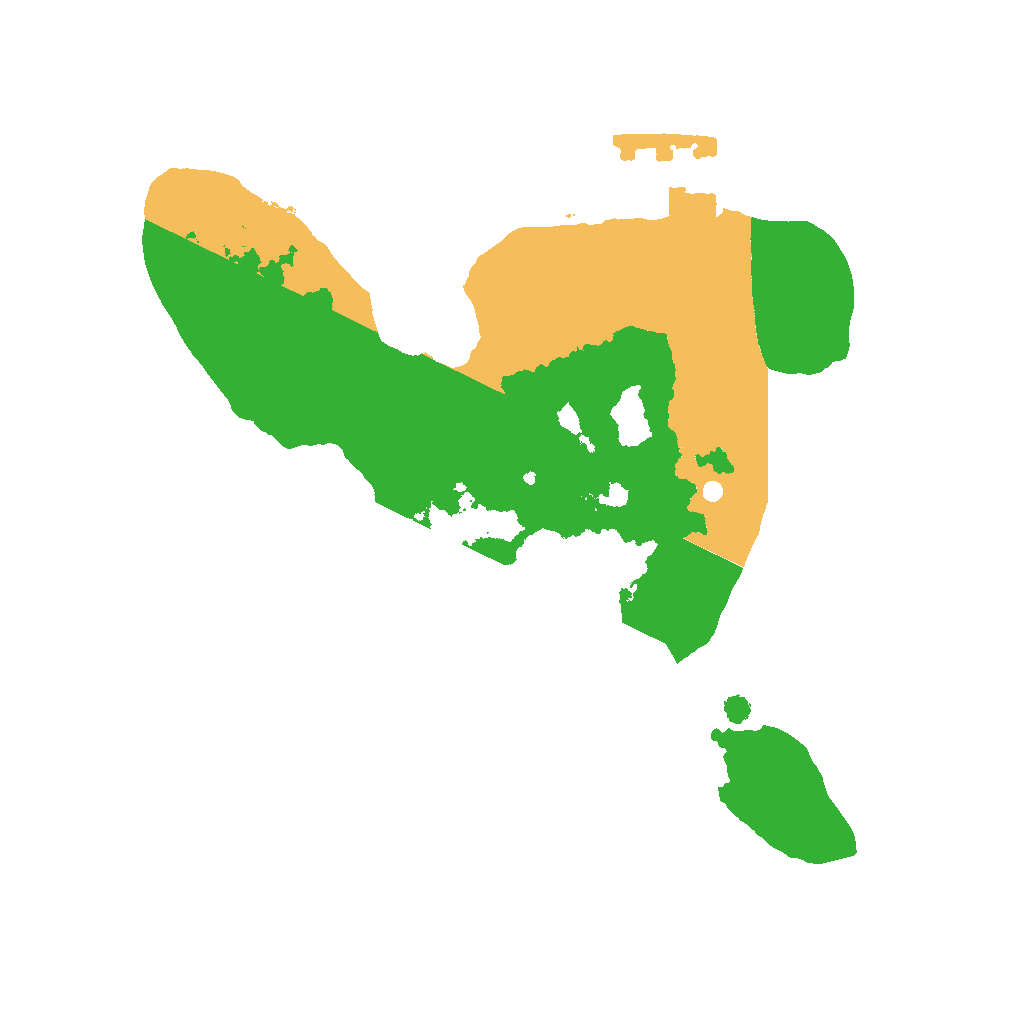 Biome Rust Map: Procedural Map, Size: 1500, Seed: 47605128