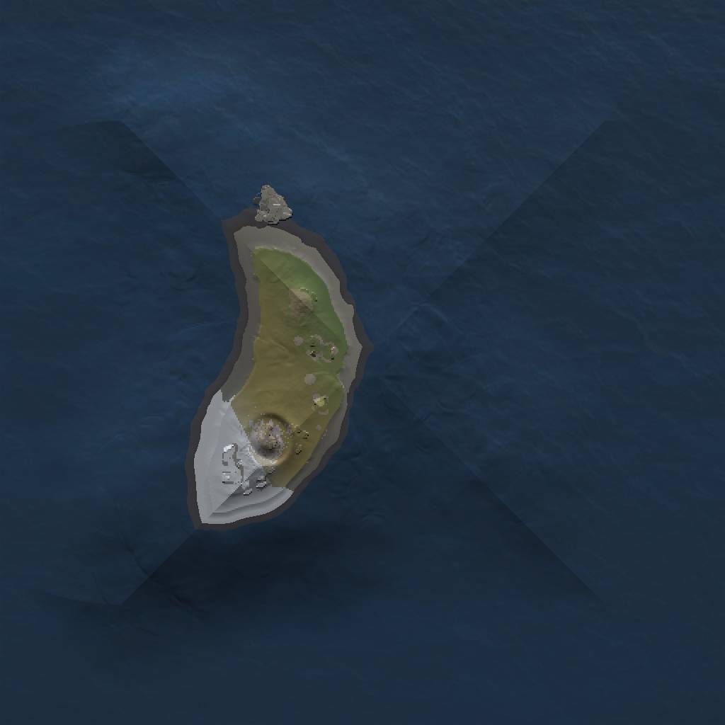 Rust Map: Procedural Map, Size: 1000, Seed: 608697989, 3 Monuments