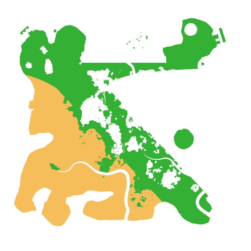 Biome Rust Map: Procedural Map, Size: 3500, Seed: 1950391426