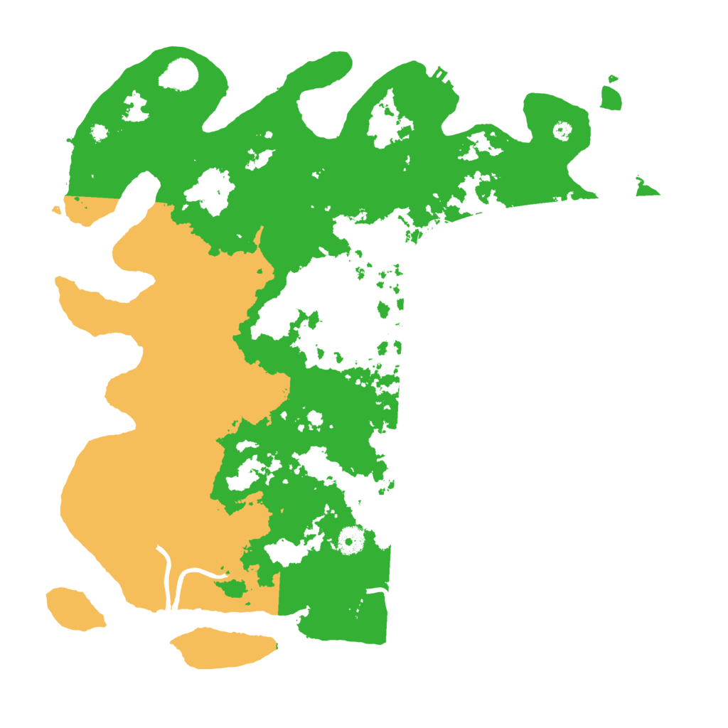 Biome Rust Map: Procedural Map, Size: 4000, Seed: 92217