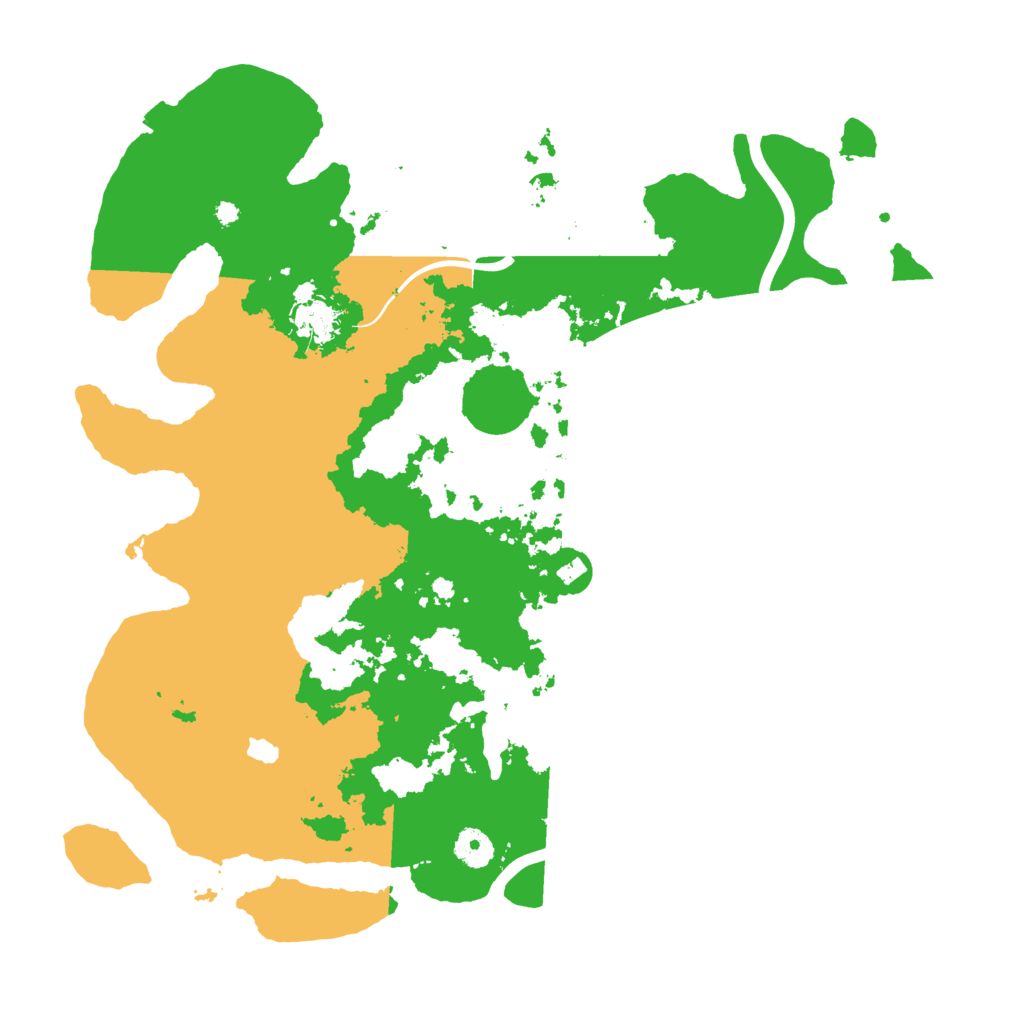 Biome Rust Map: Procedural Map, Size: 4000, Seed: 92217