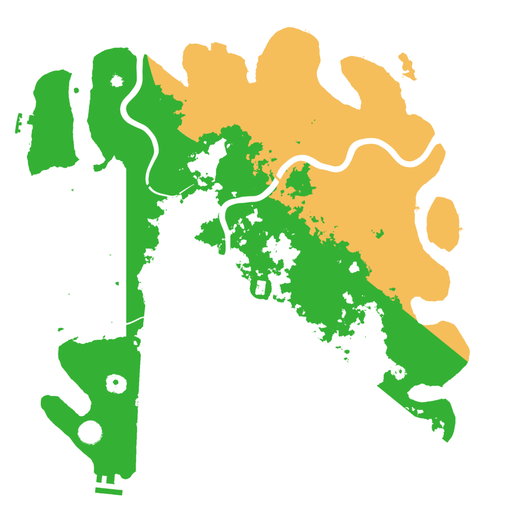 Biome Rust Map: Procedural Map, Size: 3750, Seed: 5847384