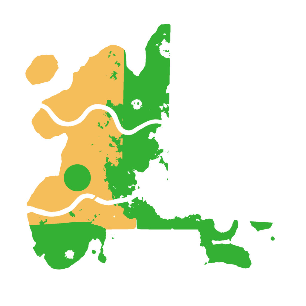 Biome Rust Map: Procedural Map, Size: 3000, Seed: 15773