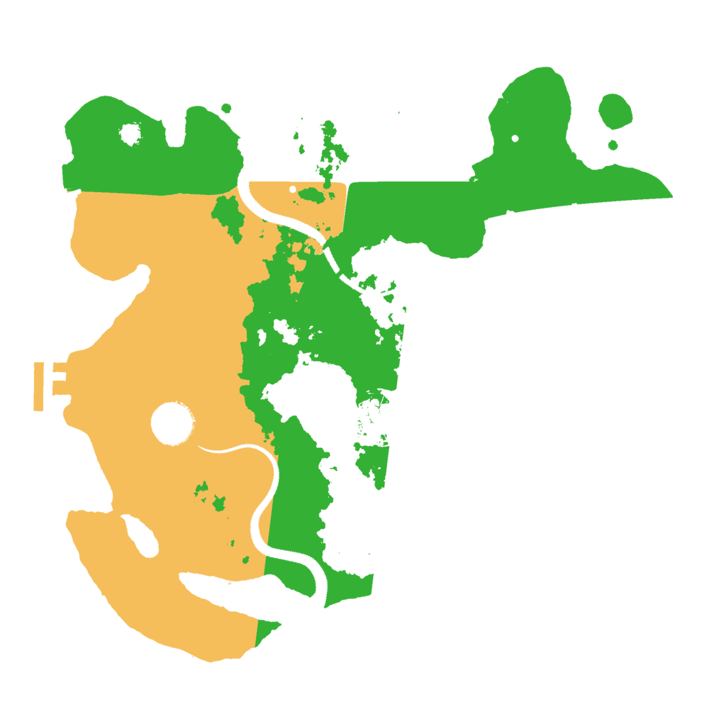 Biome Rust Map: Procedural Map, Size: 3000, Seed: 2018184515