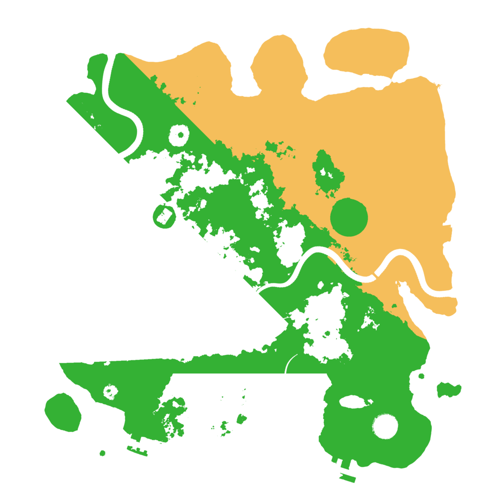 Biome Rust Map: Procedural Map, Size: 3500, Seed: 1700262343