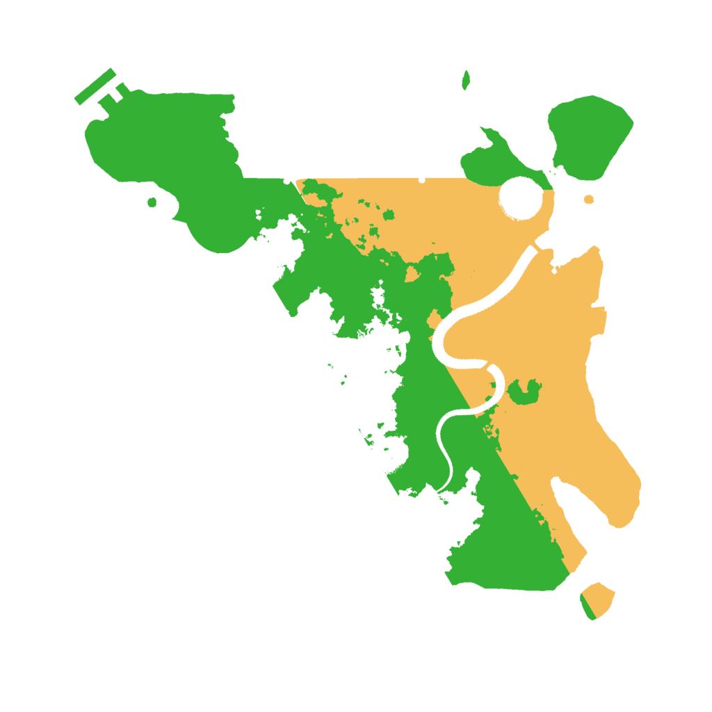 Biome Rust Map: Procedural Map, Size: 3000, Seed: 1387919221
