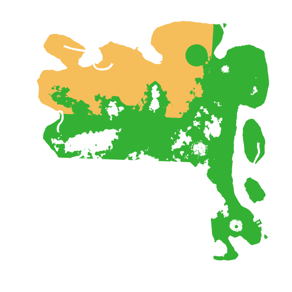 Biome Rust Map: Procedural Map, Size: 3500, Seed: 1397308679