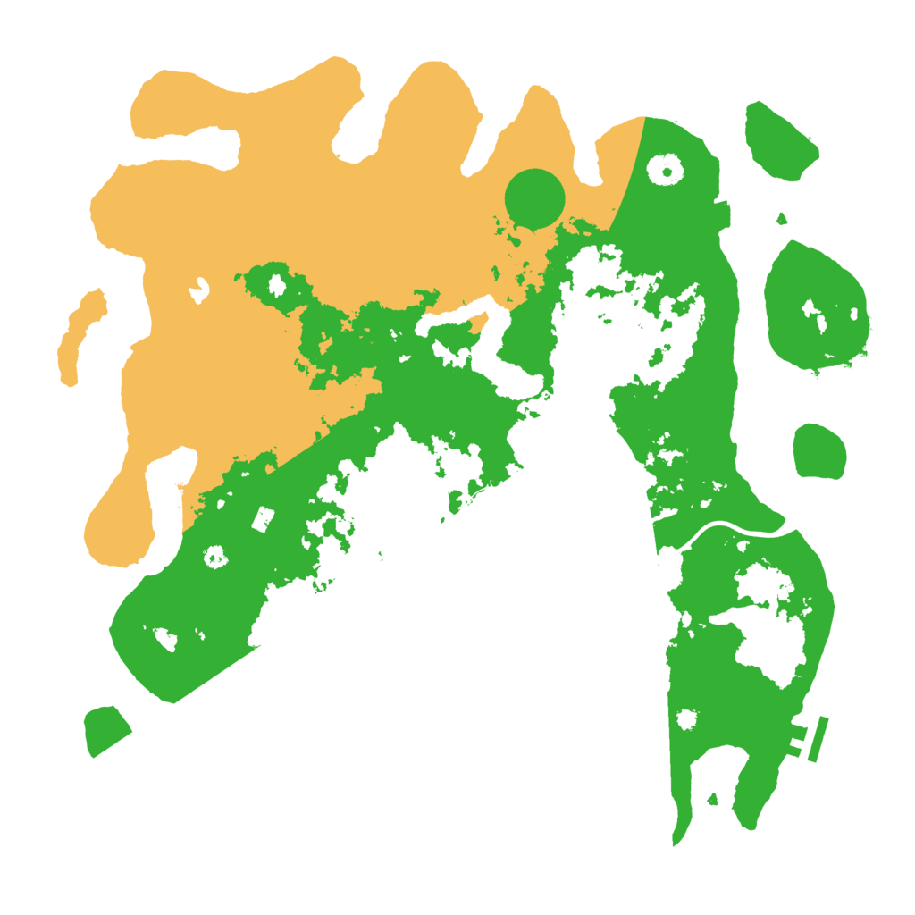 Biome Rust Map: Procedural Map, Size: 4000, Seed: 4826
