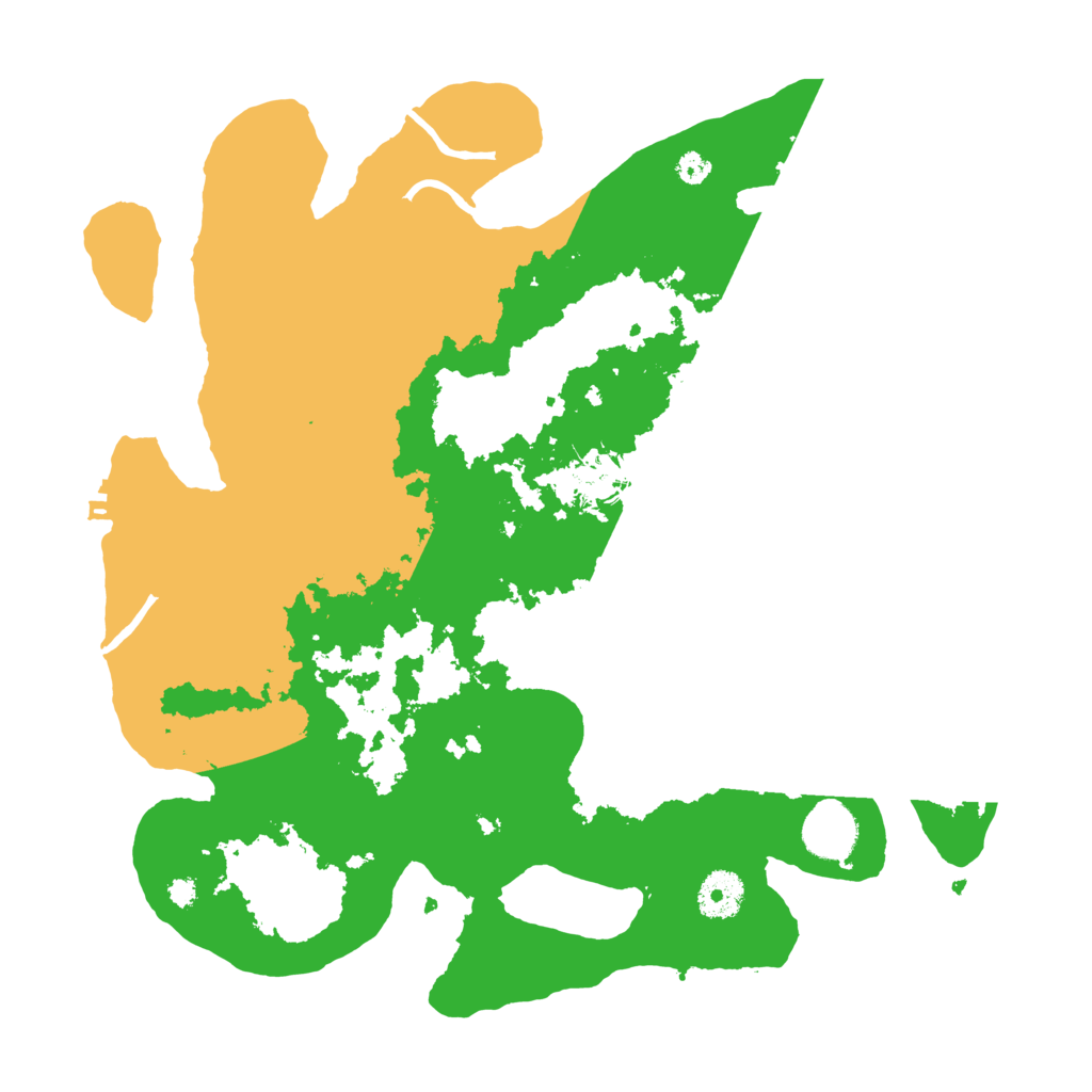 Biome Rust Map: Procedural Map, Size: 3500, Seed: 14945461