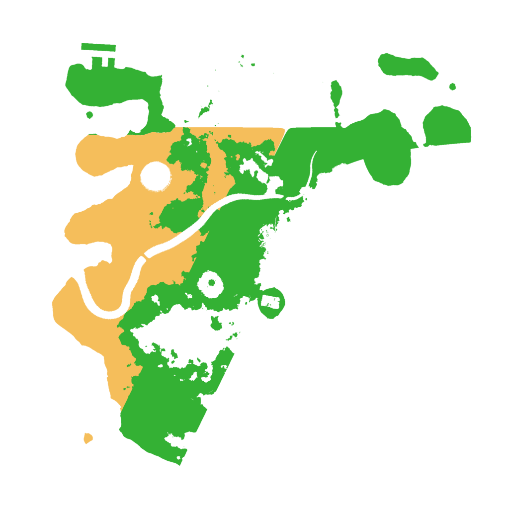 Biome Rust Map: Procedural Map, Size: 3000, Seed: 781964683
