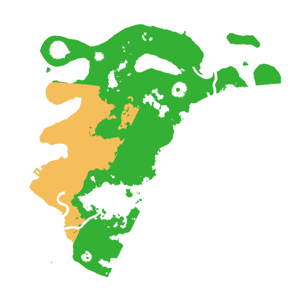 Biome Rust Map: Procedural Map, Size: 3000, Seed: 781964683