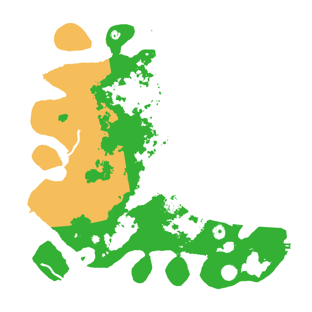 Biome Rust Map: Procedural Map, Size: 3500, Seed: 62437717