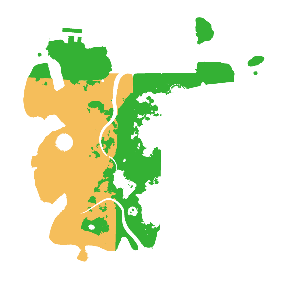Biome Rust Map: Procedural Map, Size: 3000, Seed: 1408020253