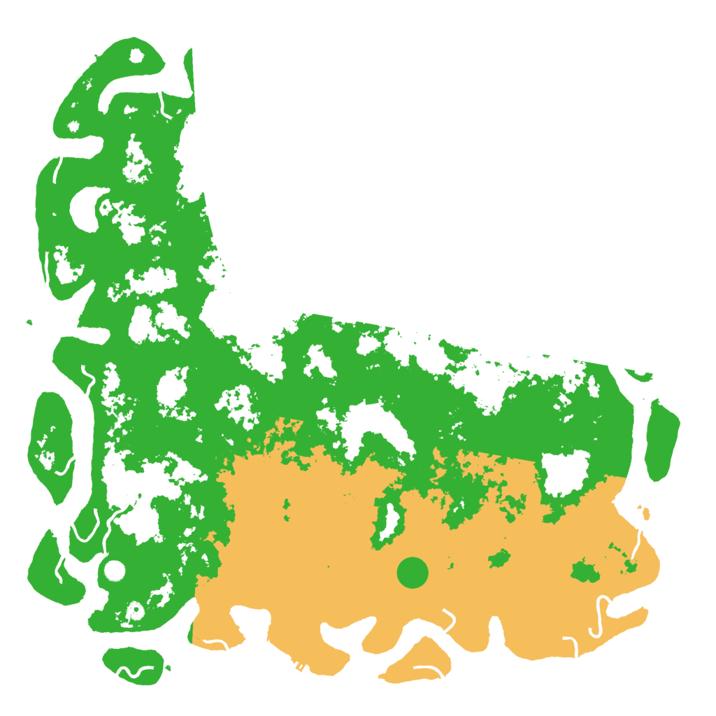 Biome Rust Map: Procedural Map, Size: 6000, Seed: 1242366919