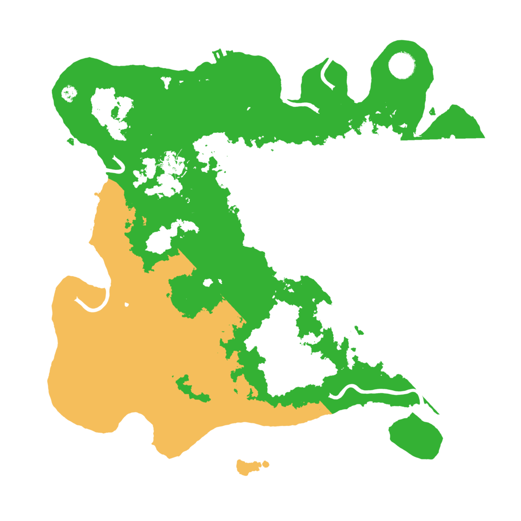 Biome Rust Map: Procedural Map, Size: 3500, Seed: 825583078