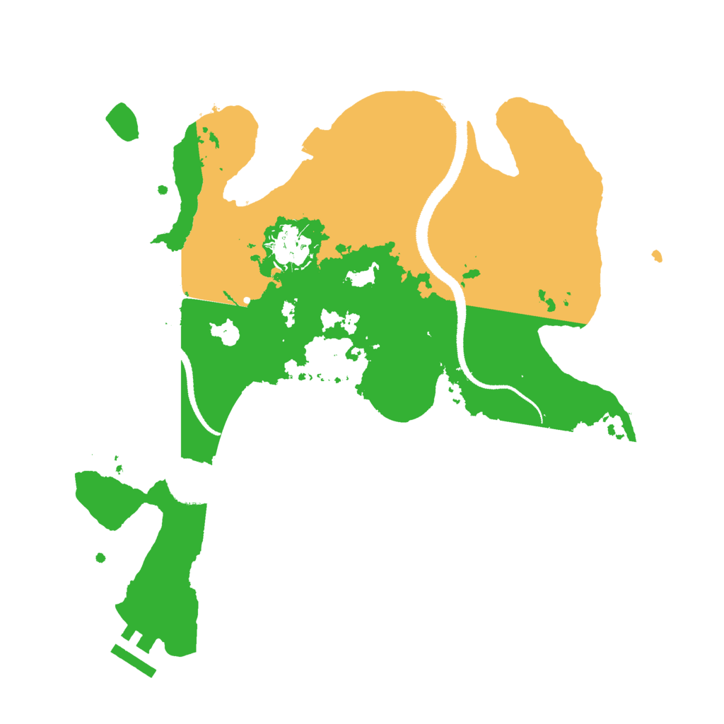 Biome Rust Map: Procedural Map, Size: 3000, Seed: 9074321