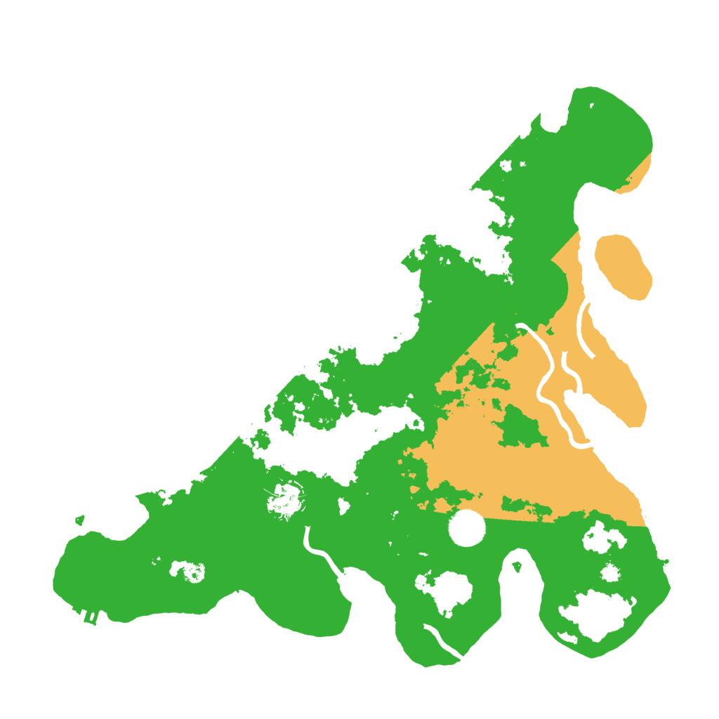 Biome Rust Map: Procedural Map, Size: 3500, Seed: 1825793