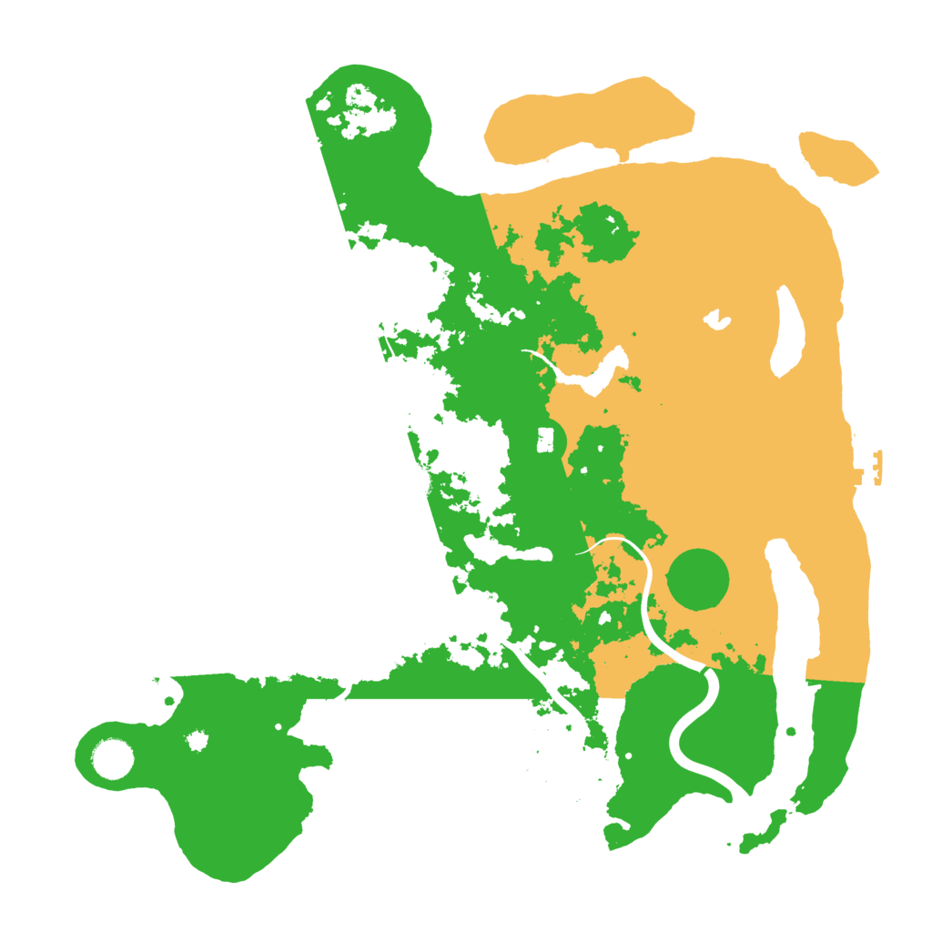 Biome Rust Map: Procedural Map, Size: 4000, Seed: 41228