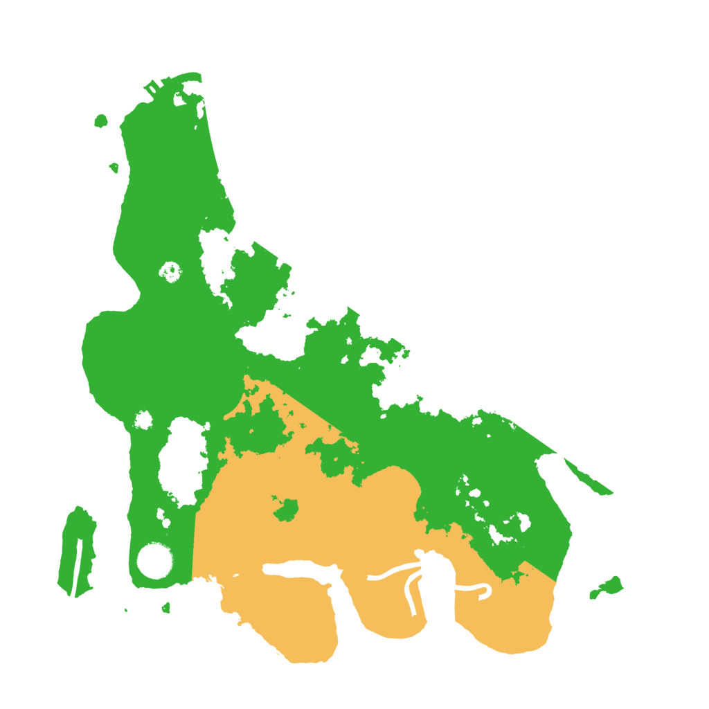 Biome Rust Map: Procedural Map, Size: 3500, Seed: 1518886785