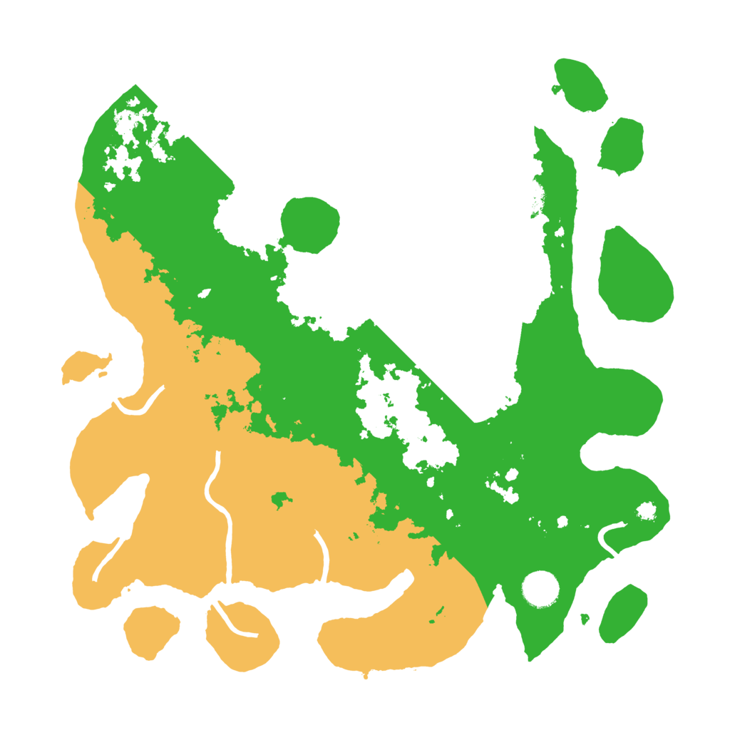 Biome Rust Map: Procedural Map, Size: 3500, Seed: 749905853