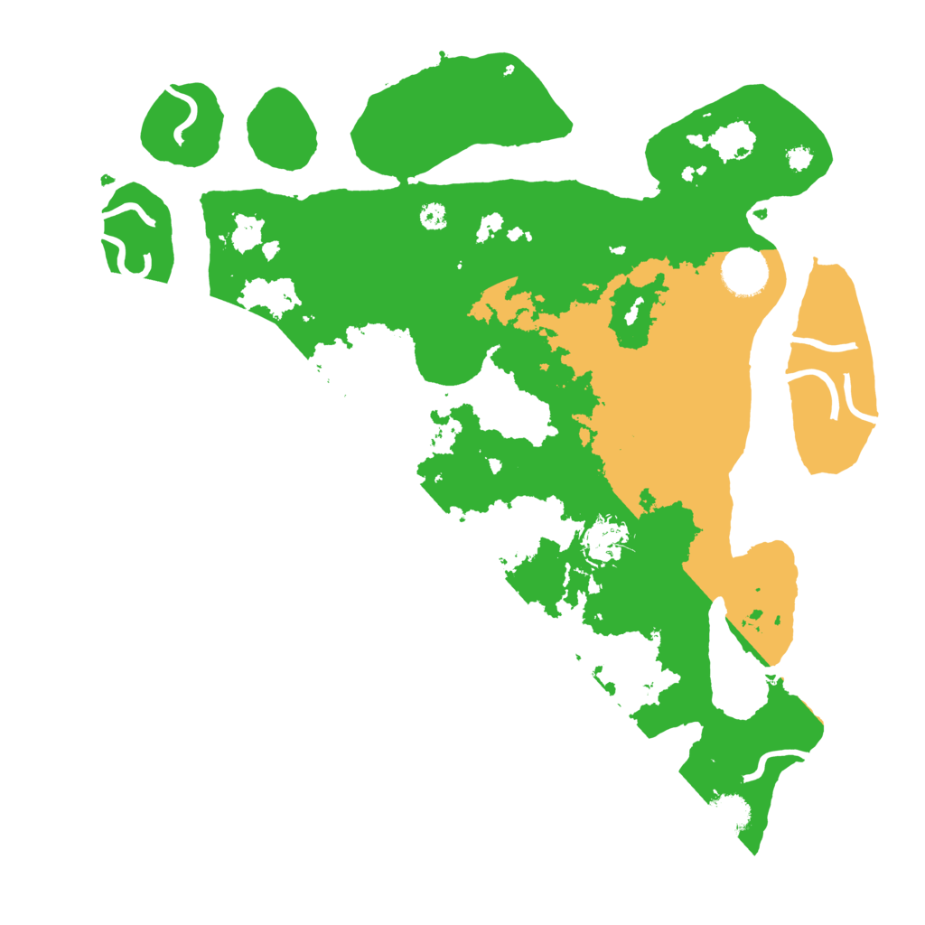 Biome Rust Map: Procedural Map, Size: 3500, Seed: 105490382