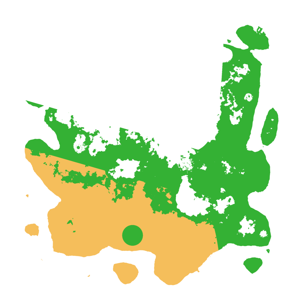 Biome Rust Map: Procedural Map, Size: 3900, Seed: 94695512