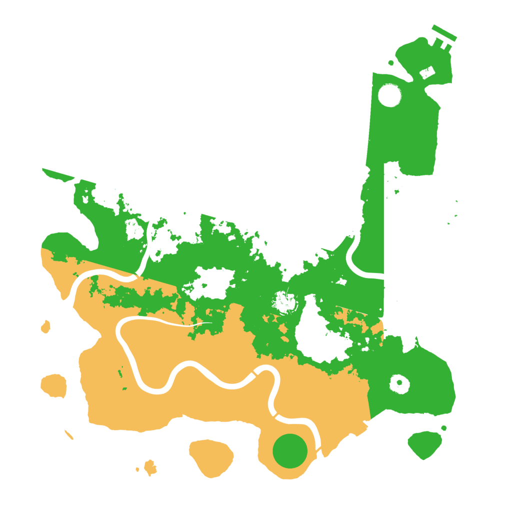Biome Rust Map: Procedural Map, Size: 3900, Seed: 94695512