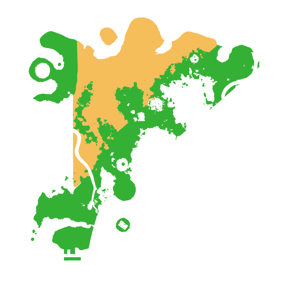 Biome Rust Map: Procedural Map, Size: 3500, Seed: 764217987