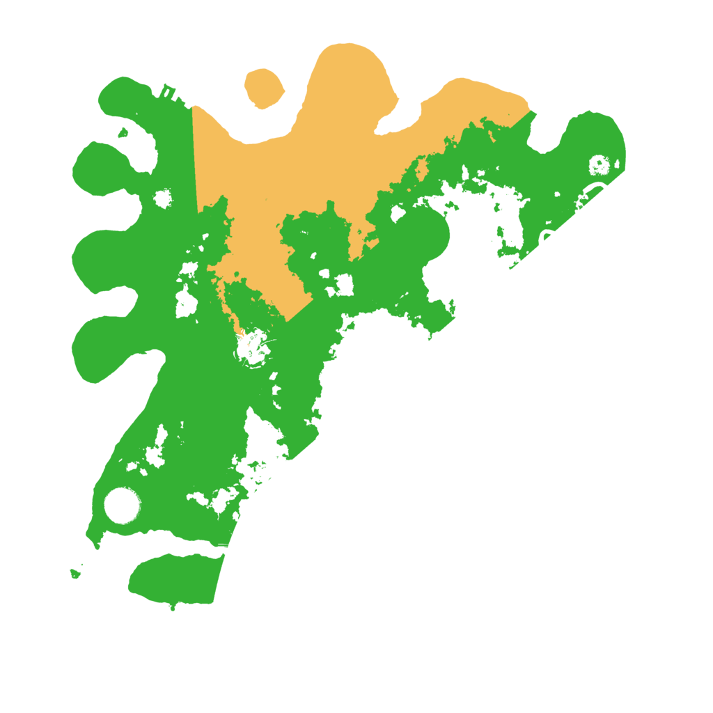 Biome Rust Map: Procedural Map, Size: 3500, Seed: 764217987