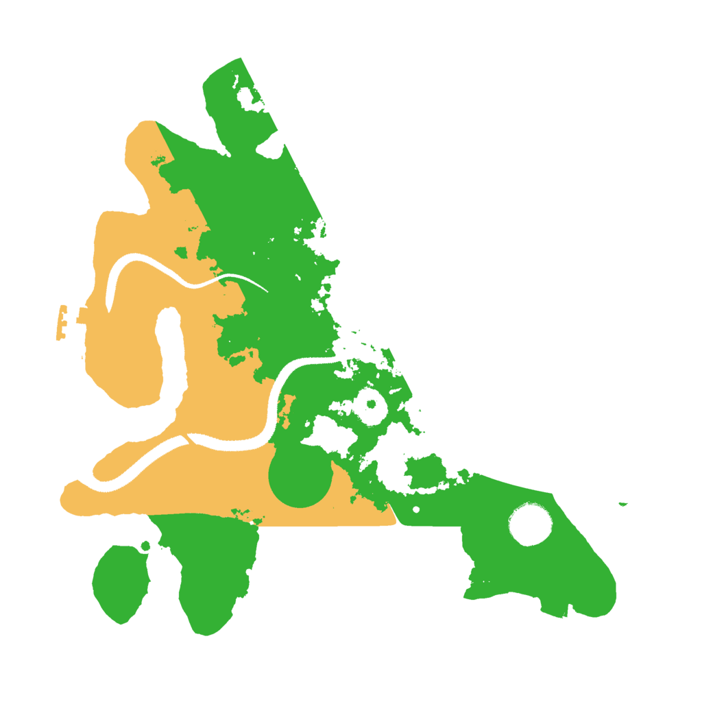 Biome Rust Map: Procedural Map, Size: 3000, Seed: 3102859