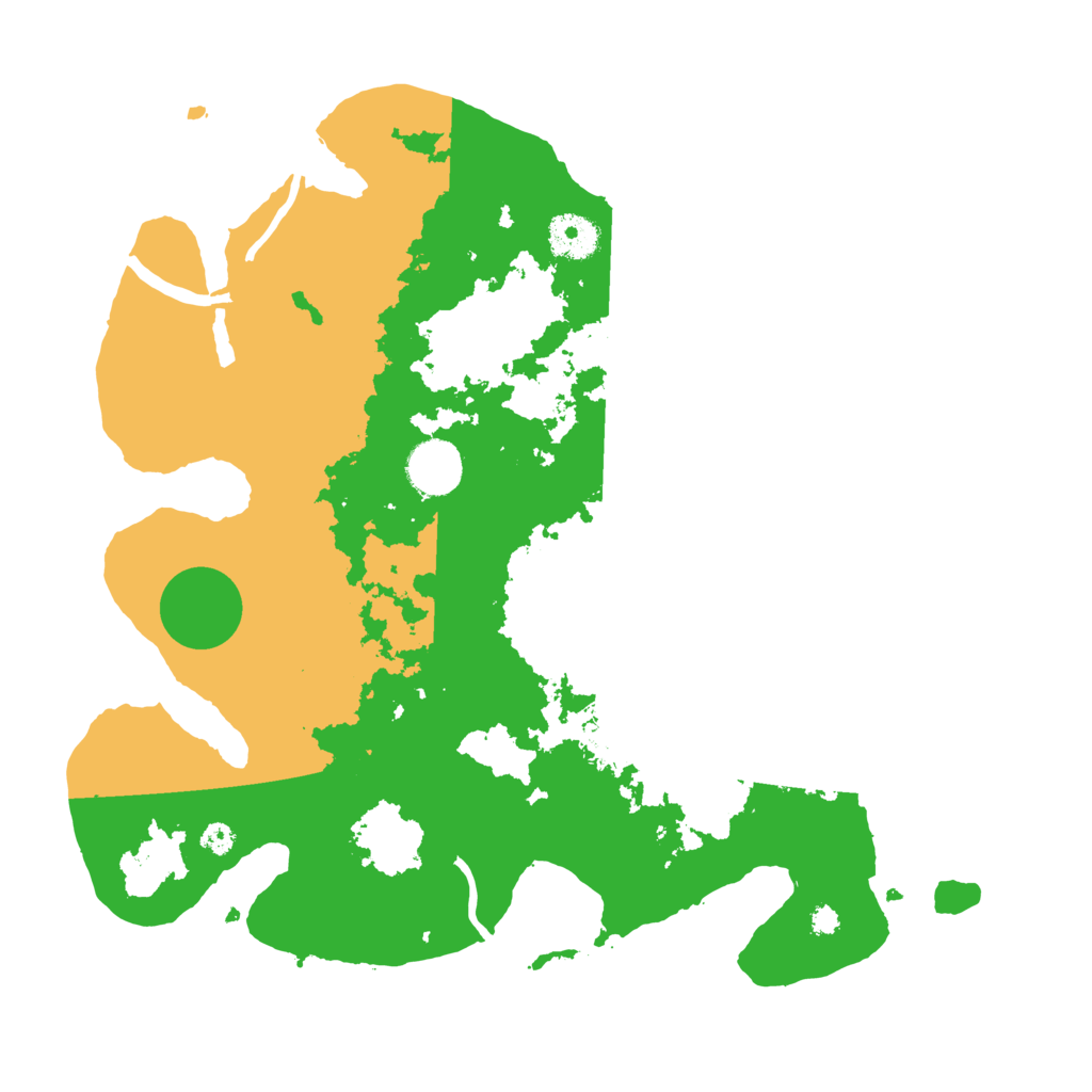 Biome Rust Map: Procedural Map, Size: 3500, Seed: 1003968240