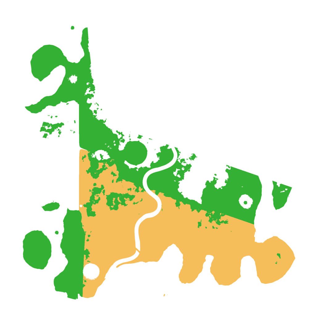 Biome Rust Map: Procedural Map, Size: 3500, Seed: 40686268