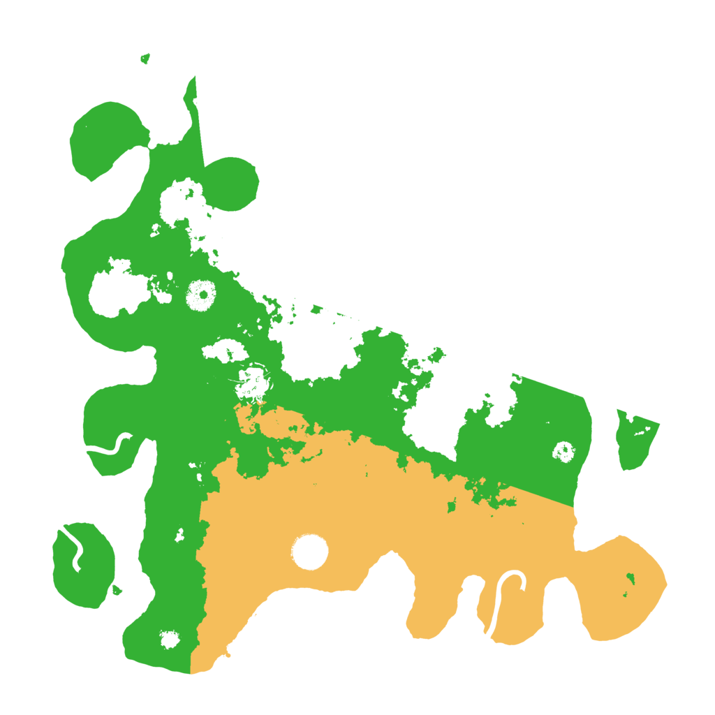 Biome Rust Map: Procedural Map, Size: 3500, Seed: 40686268