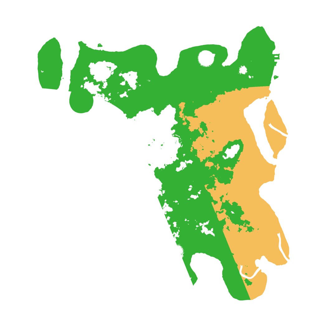 Biome Rust Map: Procedural Map, Size: 3500, Seed: 1835599217