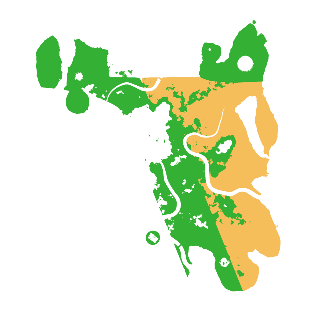 Biome Rust Map: Procedural Map, Size: 3500, Seed: 1835599217