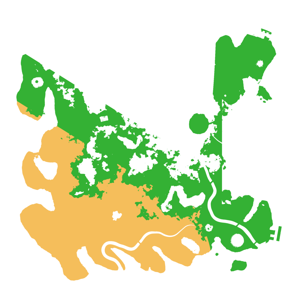 Biome Rust Map: Procedural Map, Size: 4000, Seed: 6547987