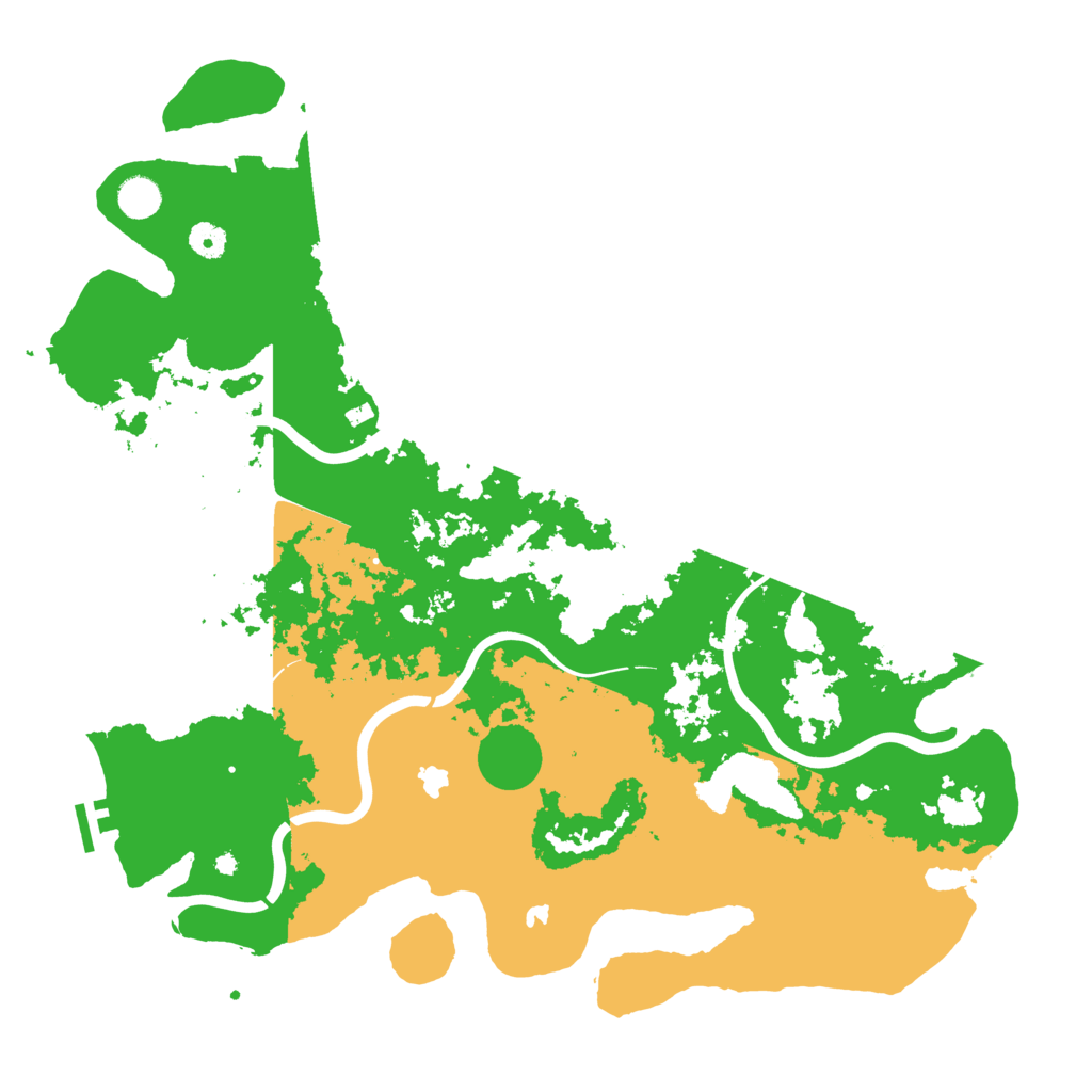 Biome Rust Map: Procedural Map, Size: 4500, Seed: 801849484