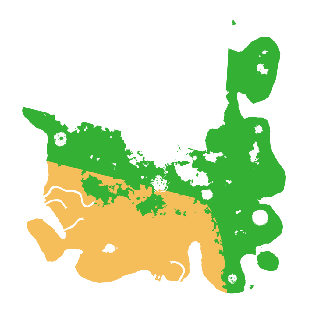 Biome Rust Map: Procedural Map, Size: 3500, Seed: 292781190