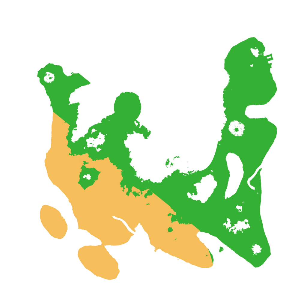 Biome Rust Map: Procedural Map, Size: 3000, Seed: 68133
