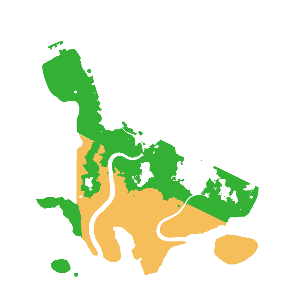 Biome Rust Map: Procedural Map, Size: 3000, Seed: 620329330