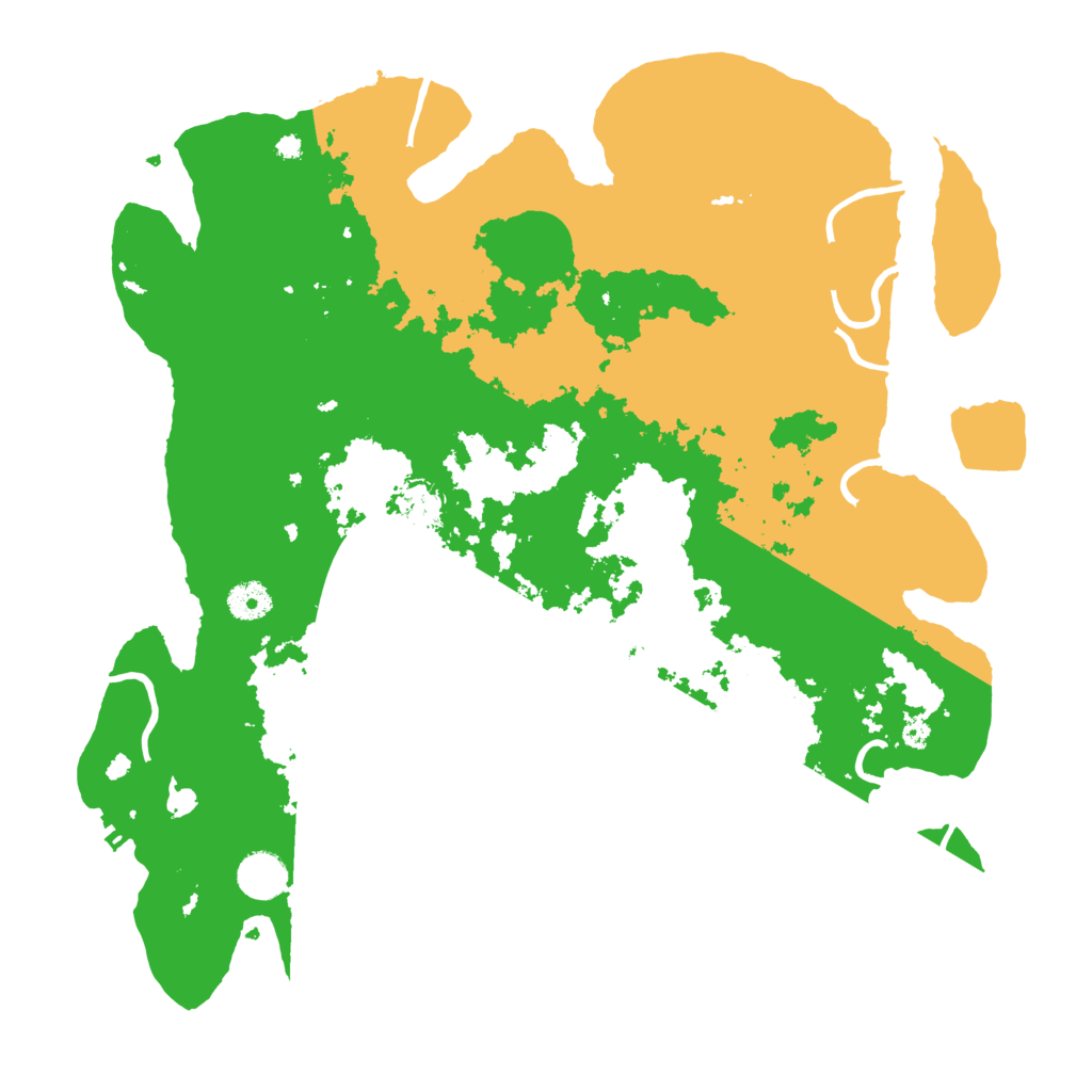 Biome Rust Map: Procedural Map, Size: 4000, Seed: 3322