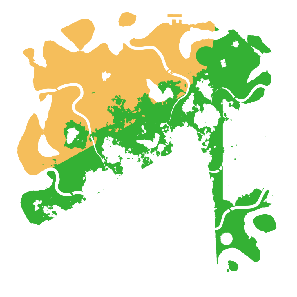 Biome Rust Map: Procedural Map, Size: 4250, Seed: 133775201