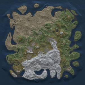 Thumbnail Rust Map: Procedural Map, Size: 4250, Seed: 133775201, 20 Monuments