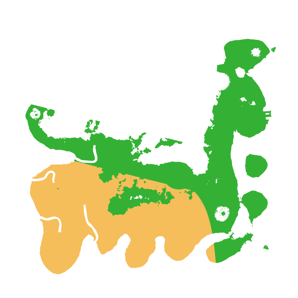 Biome Rust Map: Procedural Map, Size: 3000, Seed: 1470435307