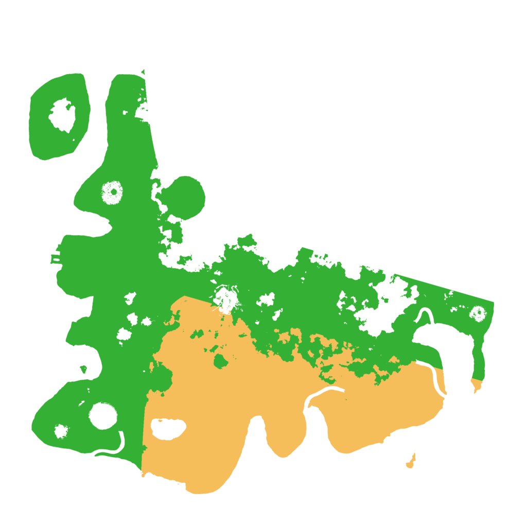 Biome Rust Map: Procedural Map, Size: 3500, Seed: 58501063