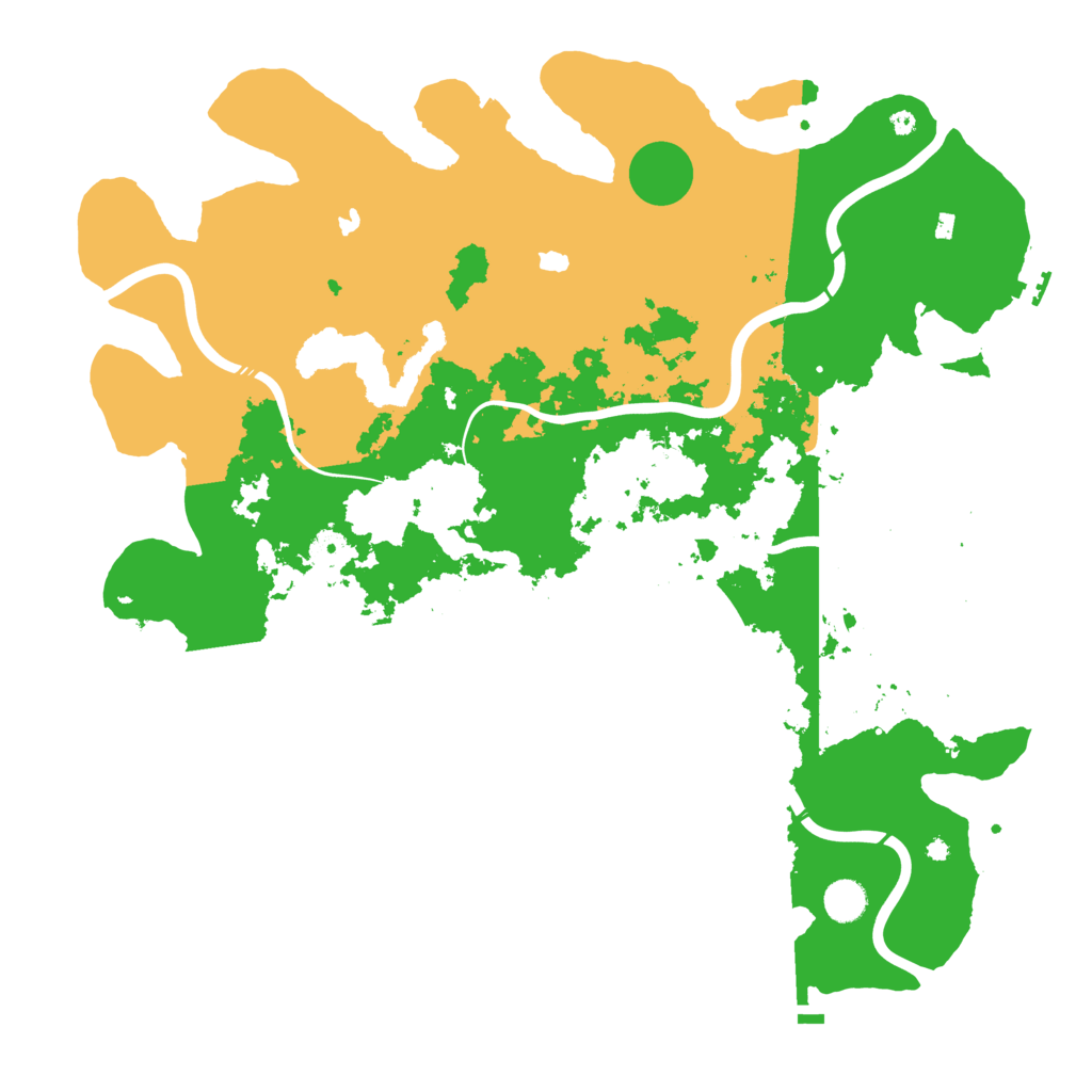 Biome Rust Map: Procedural Map, Size: 4500, Seed: 1147005765