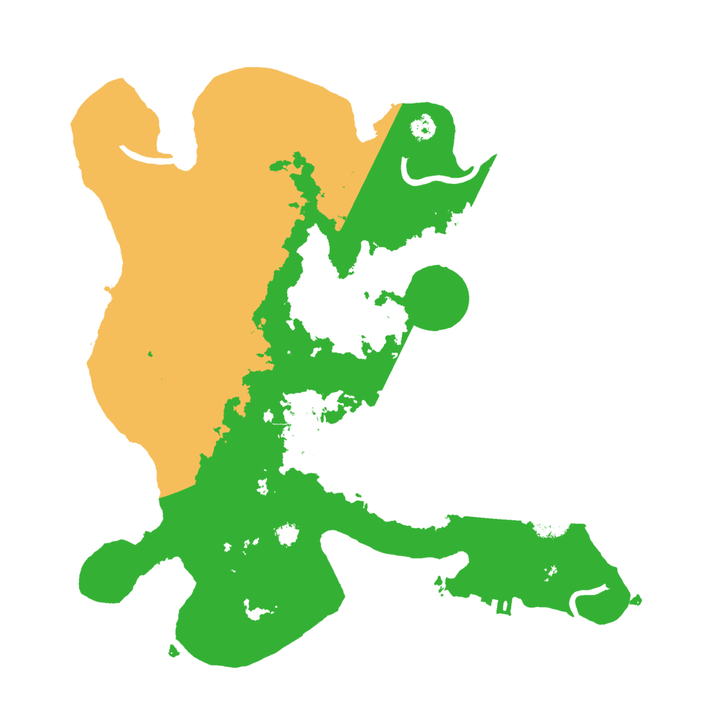 Biome Rust Map: Procedural Map, Size: 3000, Seed: 39765